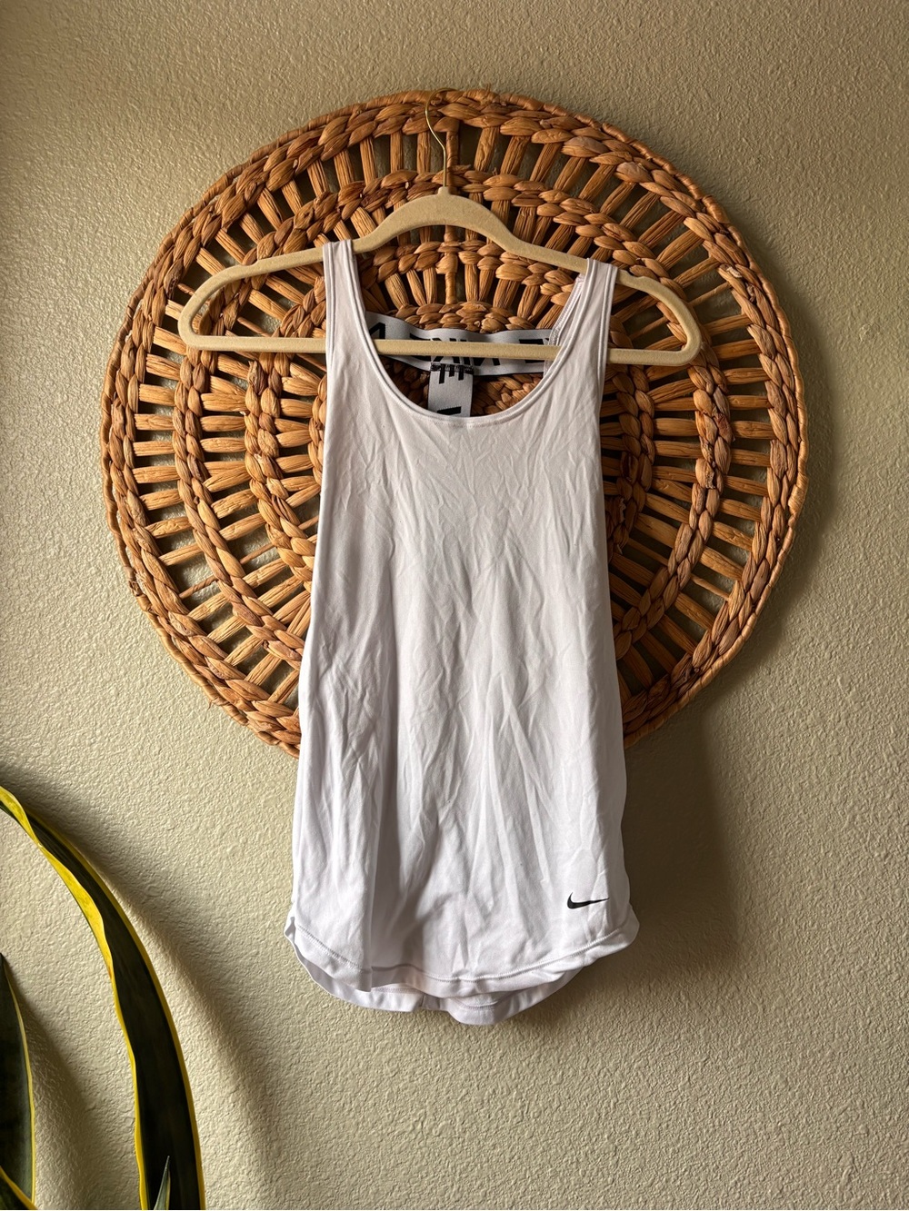 Nike Women's White Racerback Performance Tank